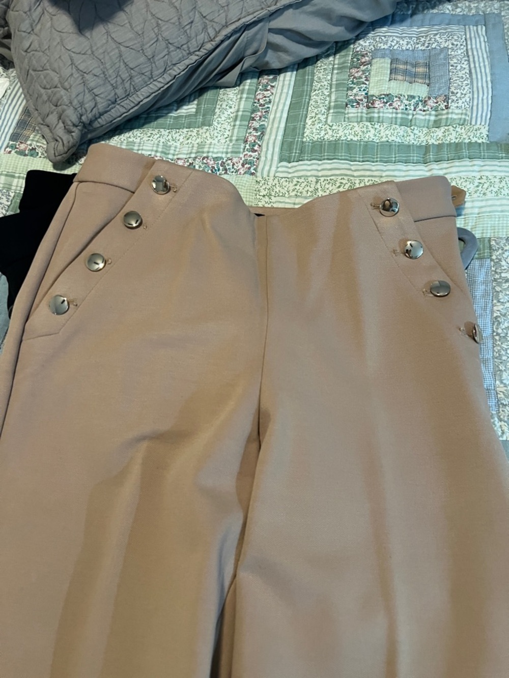 Talbots Beige/Tan Dress Pants sailor pants